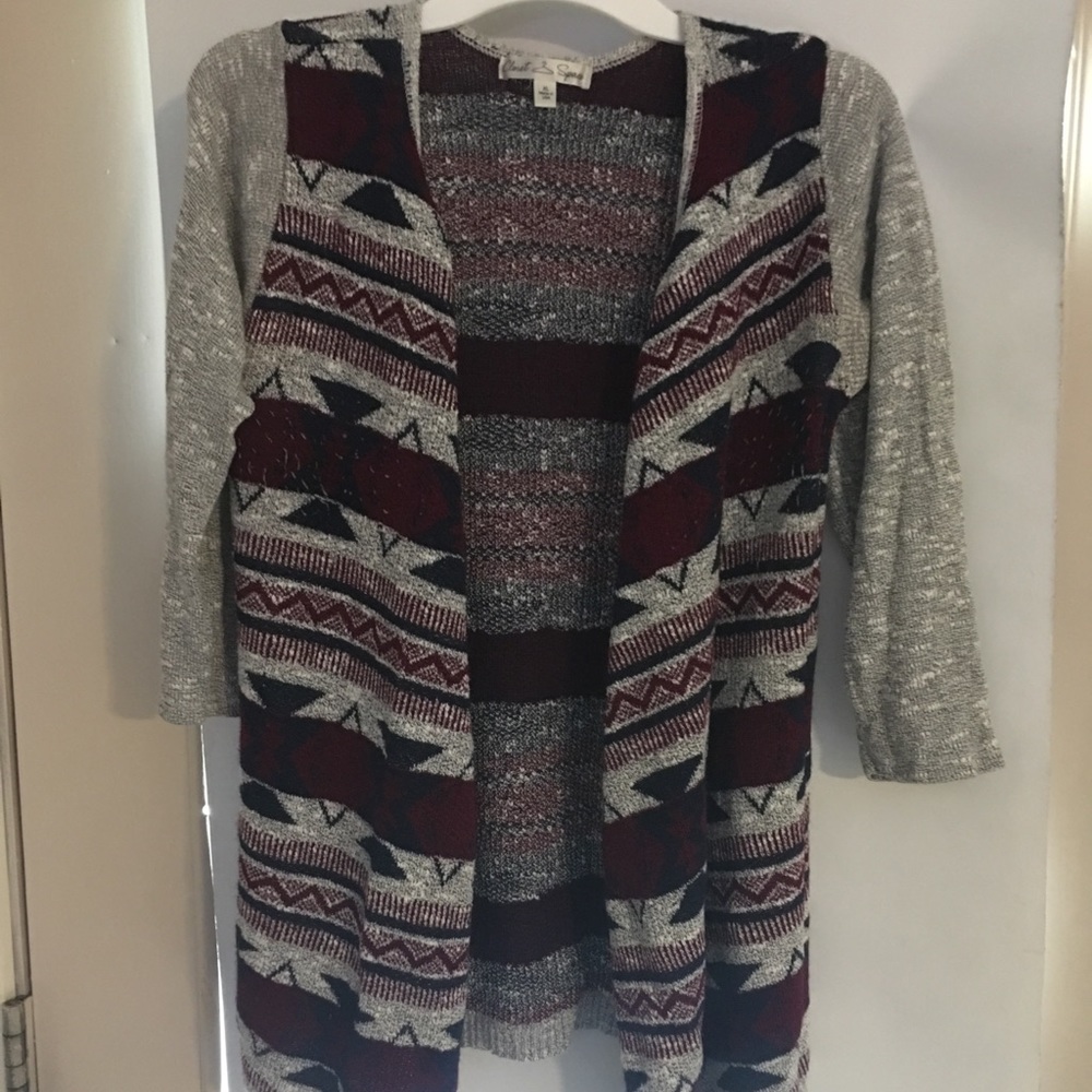 Closet space Aztec cardigan; Great condition!